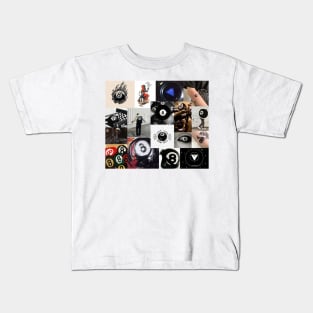 8ball aesthetic collage Kids T-Shirt